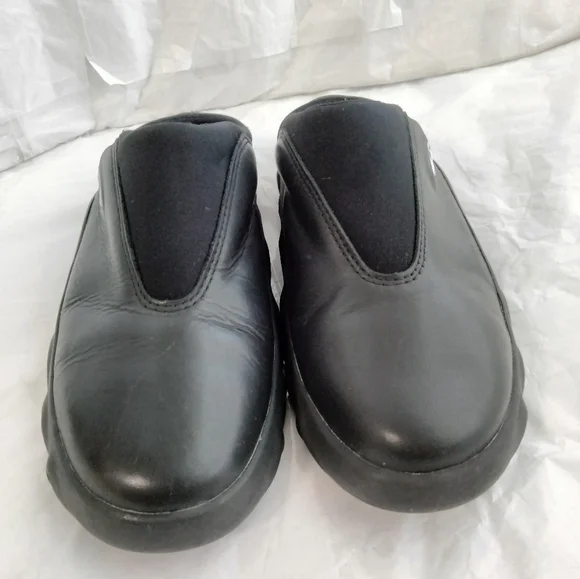 Vtg Oakley Bobbie Black Clogs Leather Womens 8.5 Rare - Picture 11 of 16